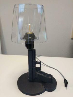 Glock Man cave table lamp