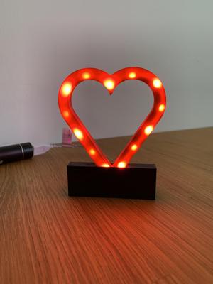 Heart Shaped USB Lamp
