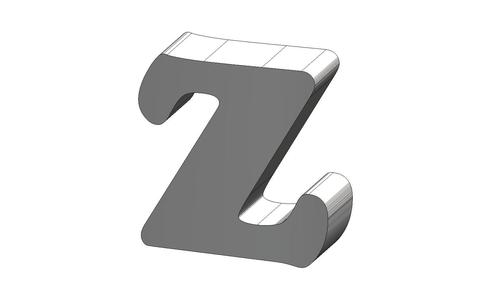 Z Cooper Face Font Letter