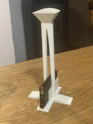 Headphone Stand with slot for Fiio Q3 DAC