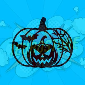 Halloween Pumpkin Wall Art Decor