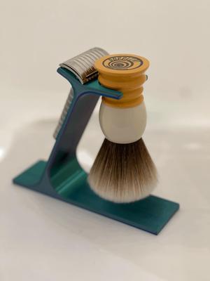 Shaving Brush and razor stand