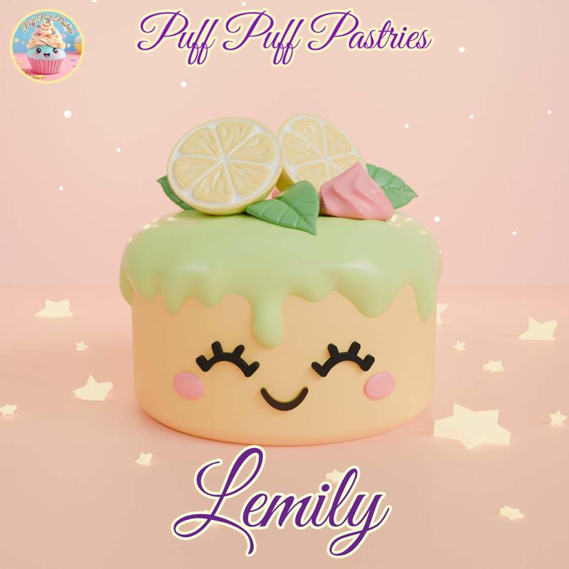 Kawaii Round cake Lemily