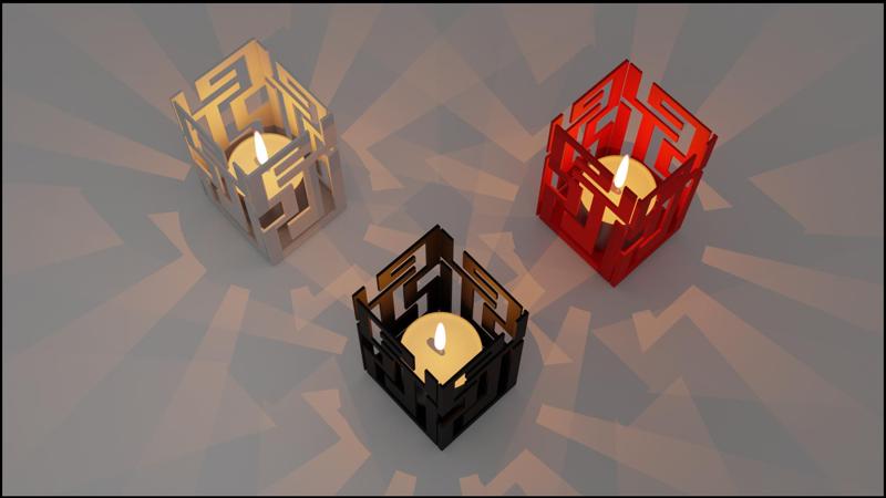 Candle Ornament Merhaba