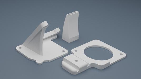 Artillery Genius: Bondtech BMG; BLTouch and 5015fan adapter