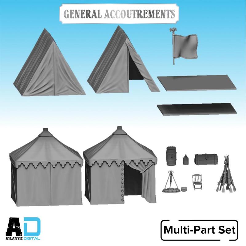 Napoleonic Tents and camp accessories