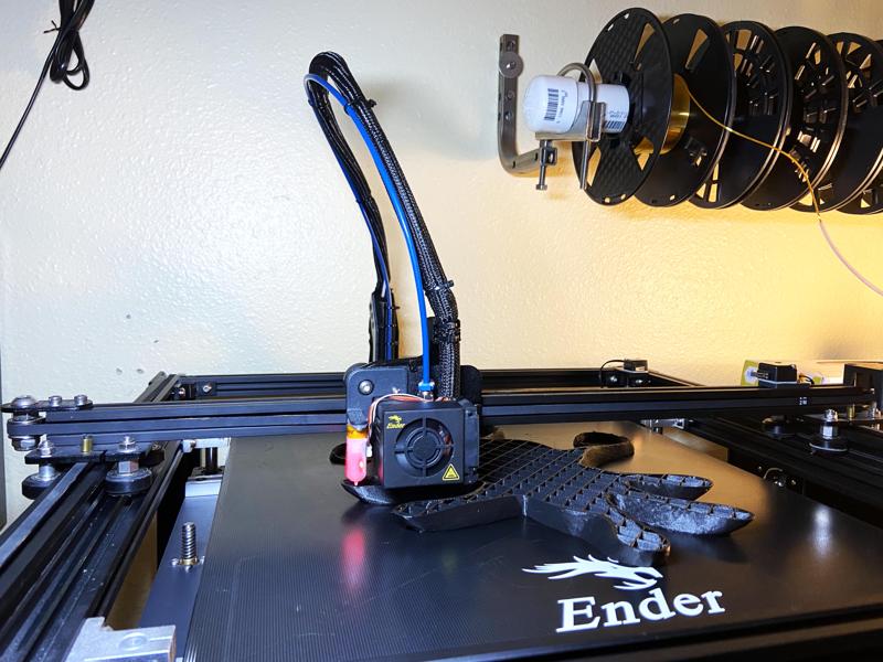 Ender 5 Wire Bundle w/ Spine