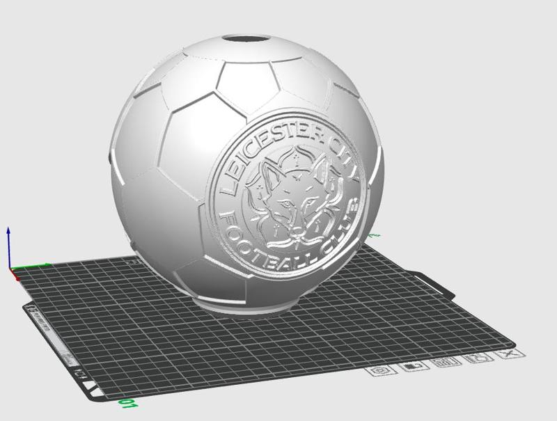 Leicester City FC logo football team lamp (soccer)