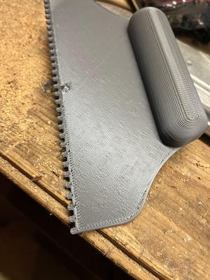 Notched trowel 3m adhesive scraper