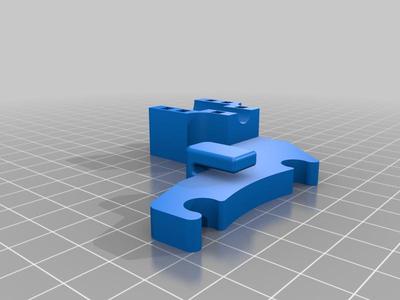 Print head cable relif with integral clip