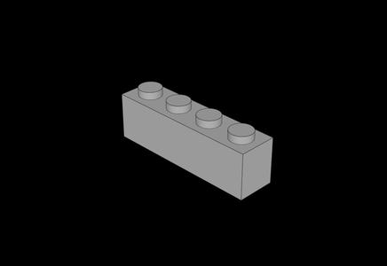 Lego Compatible (3010.dat) Brick  1 x  4