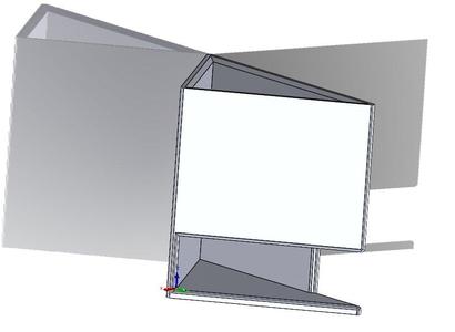 Plastic Bag storage as triangles