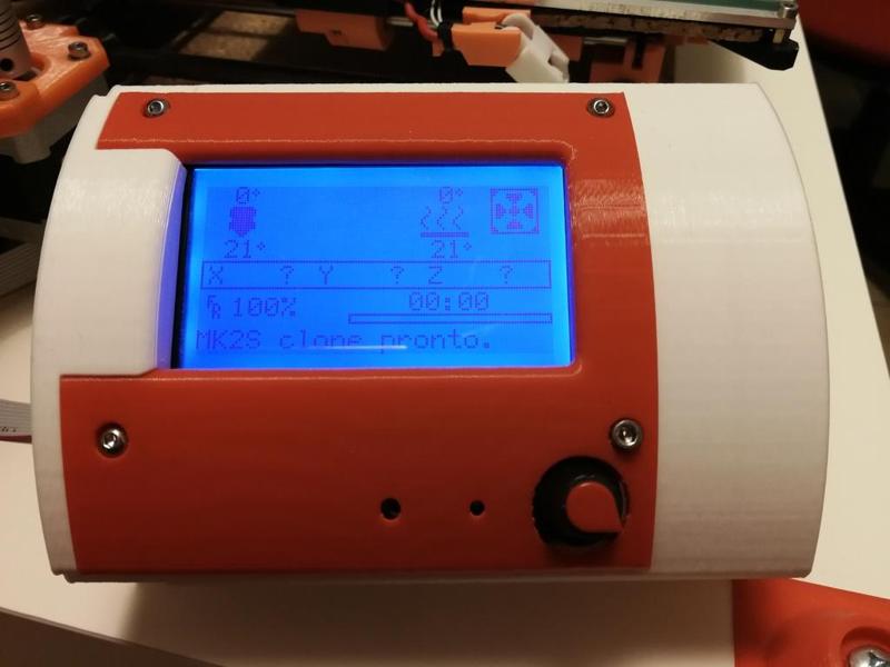 LCD12864 Arduino RAMPS case with 30x30 fan v3