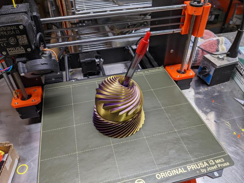 Pen Holder - Spherical Rotating -  V2