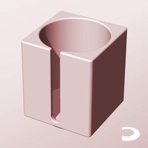 CS68-85-S Slotted Modular Stacking Storage Boxes | Printable Objects - Infinite Containers | stl file for 3d printing