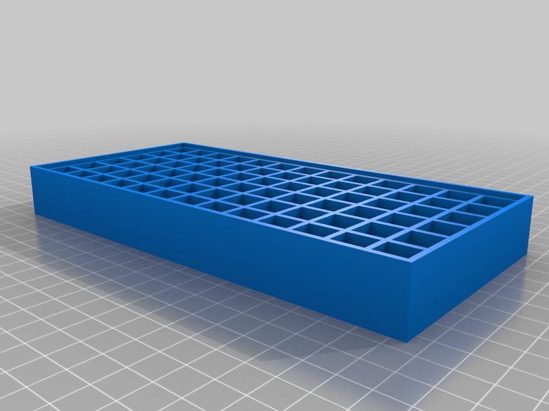 1cm^2 material sample casting tray