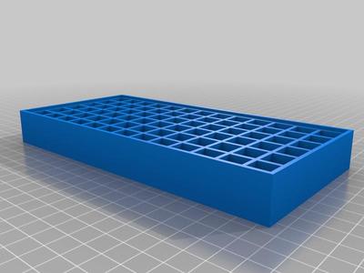 1cm^2 material sample casting tray