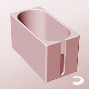 CX68-85-SS Slotted Modular Stacking Storage Boxes | Printable Objects - Infinite Containers | stl file for 3d printing