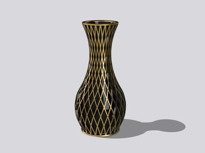 Large Diamond Pattern Vase (not vase mode).