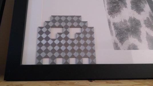 Holographic pixel art (Customizable)