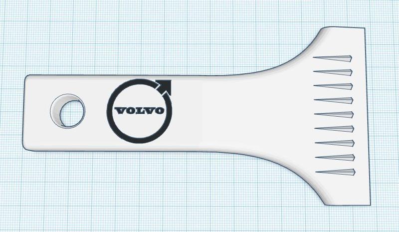 Ice scraper Volvo