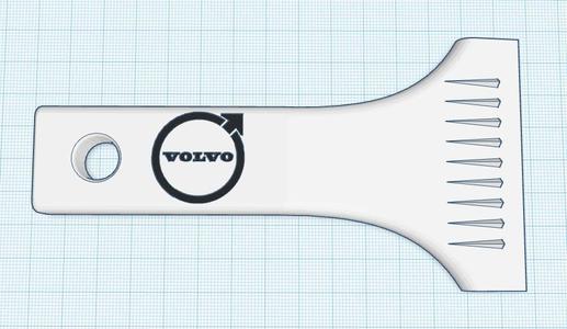 Ice scraper Volvo