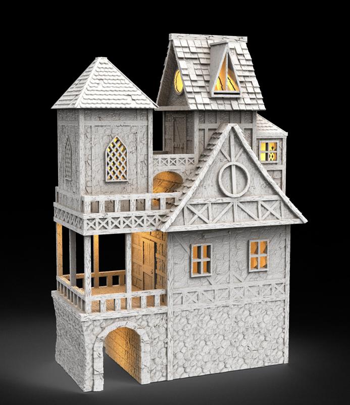 Crazy Medieval or Renaissance Multi-Houses