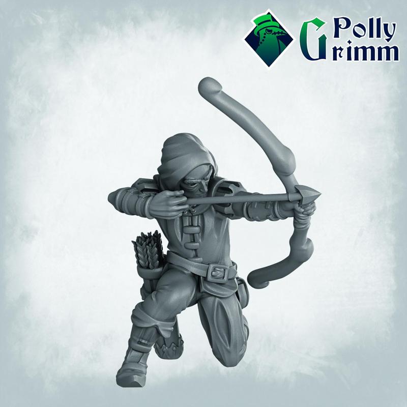 Fantasy and historic miniatures for tabletop games. Imperial Humans. Archers