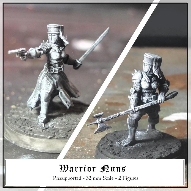 Warrior Nuns - 32 mm - two models