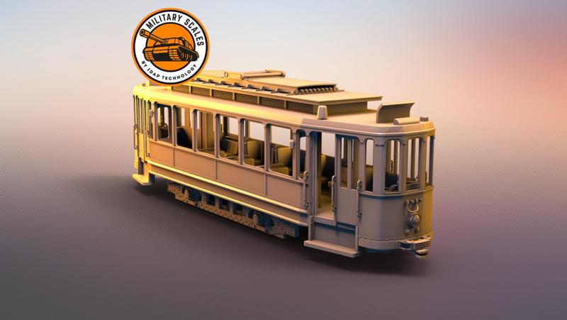 WWII street tram Berlin