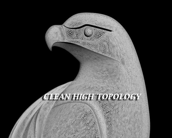 ABSTRACT SCULPTURE EAGLE BUST
