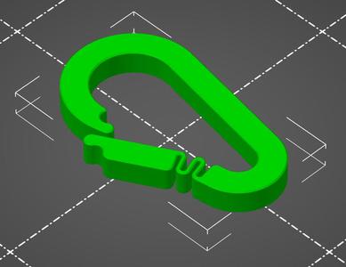 Carabiner Pretensioned
