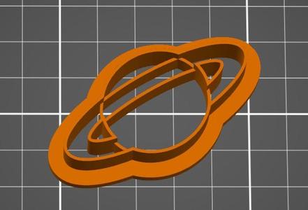 Saturn cookie cutter