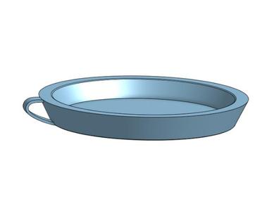 Flat mug coaster