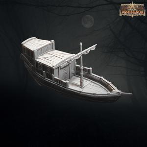 Fishing Village at War - Large Ship