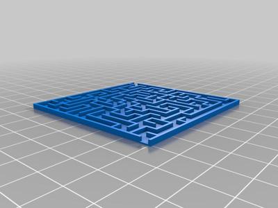  Random maze generator with base