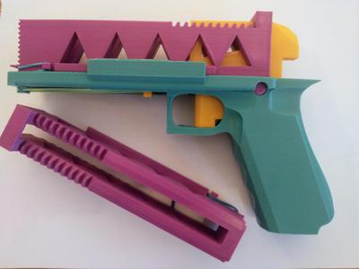 No. 3 Rubber band gun with mag
