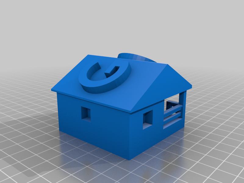 keychain GG house