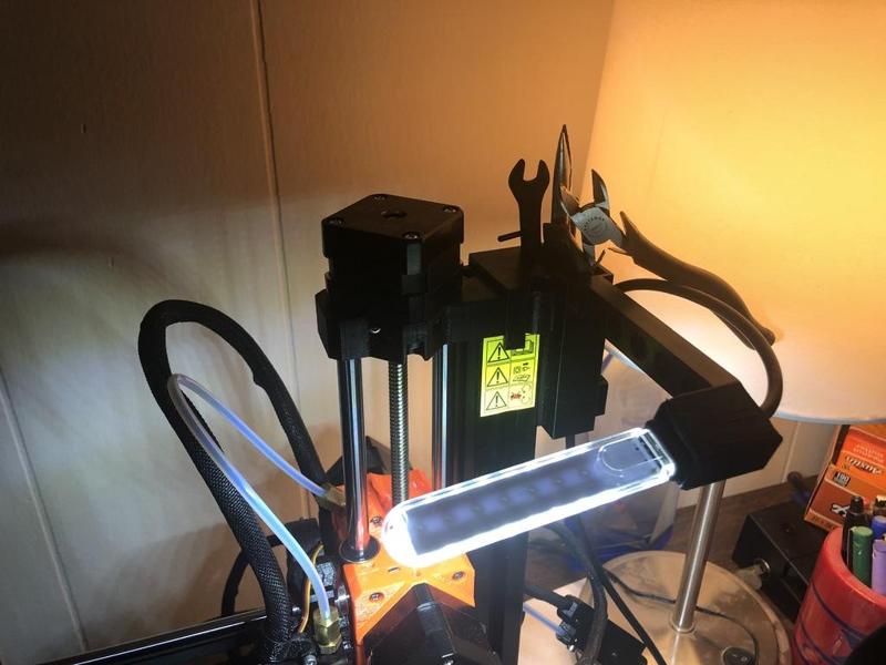 Prusa Mini Tool Holder & LED Light Mount