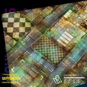 Plaza District - multi-format gaming mat