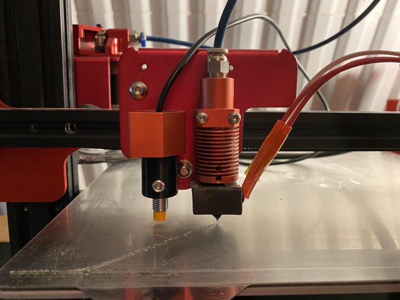 CR-10s Pro 18mm to 8mm diameter probe sensor adapter
