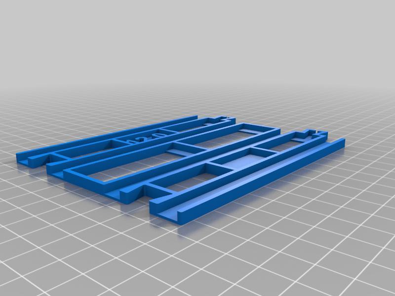 Multi track layout rail for PlaRail 多数複線用レール