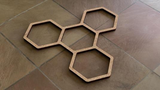 Gloomhaven AoE Template, Laser Cut
