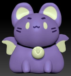 Batkitty (kawaii vampire cat)