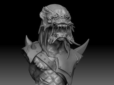 Predator fanart bust