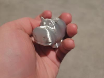 hippo keychain