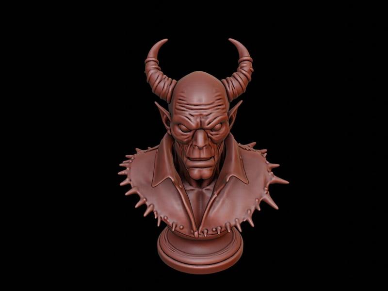 Blind Hellspawn Beast Bust