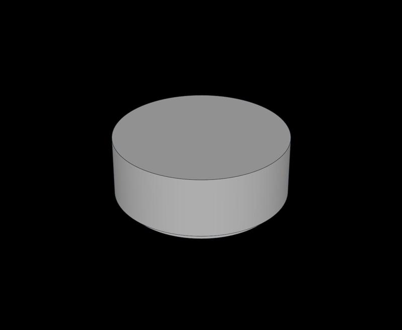 Lego Compatible (98138.dat) Tile  1 x  1 Round with Groove