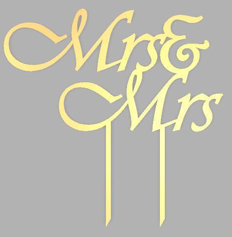 Wedding Cake Topper (Mrs&Mrs, Mr&Mr, Mx&Mx, Mrs&Mr)