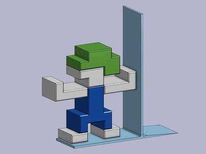 Lemmings Blocker Bookend